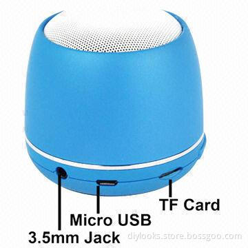 Wireless Bluetooth Mini Speaker, Built-in Rechargeable Battery and Microphone